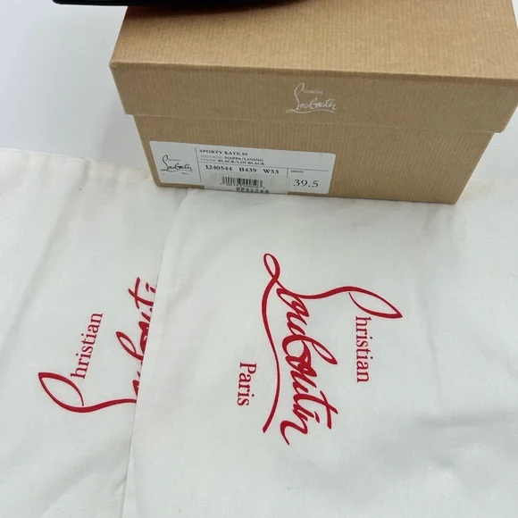Women's Christian Louboutin sporty Kate 85 size 39.5 made in Italy - Picture 9 of 10